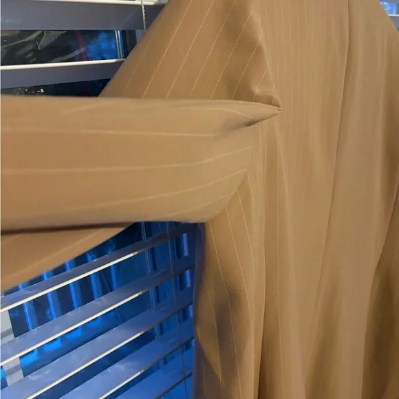 Express Brown Pinstripe ladies Blazer - Picture 7 of 8